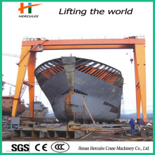 High Perfermance Heavy Duty Ship Building Double Girder Gantry Crane